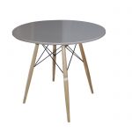 mesa de comedor redonda eiffel café